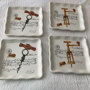 Artimino Cork Appitizier Dishes (Set of 4)